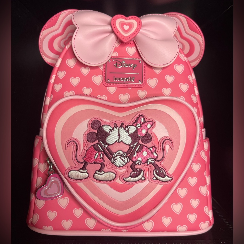 LF Mickey & Minnie Heart Love backpack